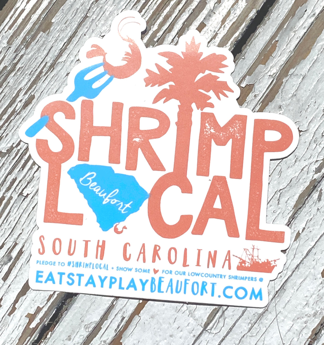 Shrimp Local South Carolina Decal